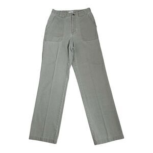 Liz Claiborne Tabitha Sz 6 Womens Pants Straight‎ Leg Gray Dress Mid Rise